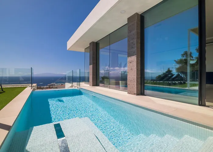 빌라 Lux New C With Priv Heated Pool, Ocean View 아데제