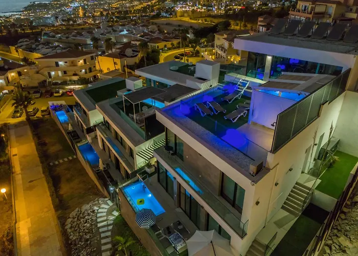 Lux New C With Priv Heated Pool, Ocean View Villa Costa Adeje (Tenerife)