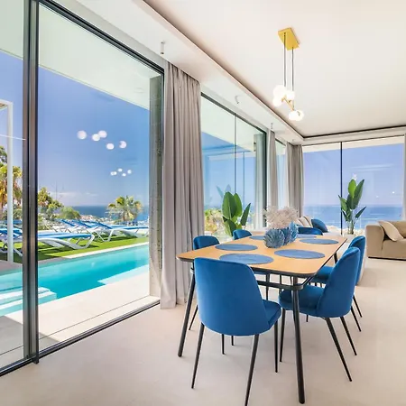 New C With Priv Heated Pool, Ocean View The View Tenerife Villa *