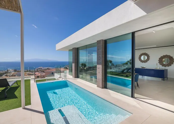 Lux New C With Priv Heated Pool, Ocean View * Costa Adeje (Tenerife)